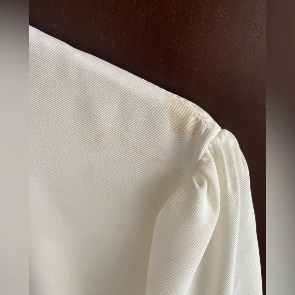 Joe Fresh x Roxy Earle BNWT women’s winter white key hole skater dress size 16 - Picture 3 of 12